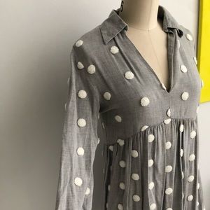 Polka dot mini dress from Zara